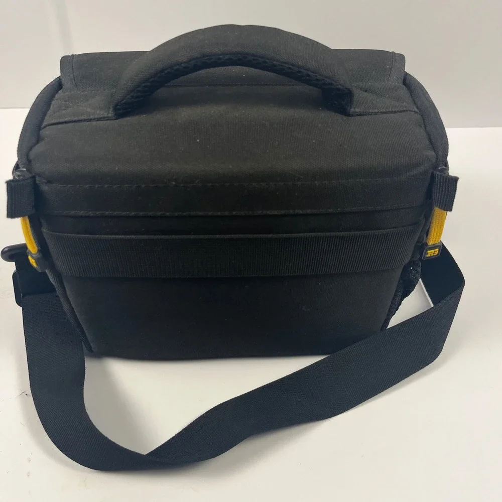 Ruggard Commando 25 Camera Shoulder Bag Black Yellow DSLR Mirrorless Case CB-25